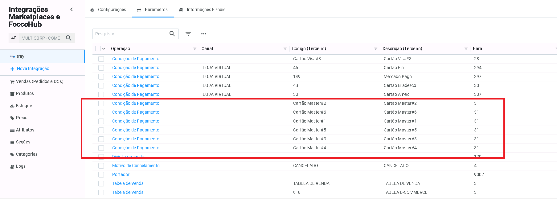 4 - Forma correta do DE e PARA das Condições de Pagamento.png